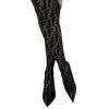 FENDI Tights Black Nylon Stockings
