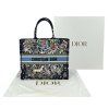 CHRISTIAN DIOR Book Large Blue Multicolor Tote