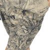 CHRISTIAN DIOR Black Top And Beige Shorts Set