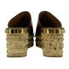 CHLOÉ Camille Leather Wedge Mules