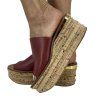 CHLOÉ Camille Leather Wedge Mules