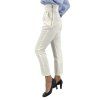 ELISABETTA FRANCHI White Trousers