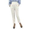 ELISABETTA FRANCHI White Trousers