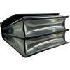 YVES SAINT LAURENT Sunset Small Silver Mirrored Bag
