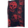 ALEXANDER MCQUEEN Black And Red Scarf