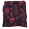 ALEXANDER MCQUEEN Black And Red Scarf