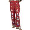 GUCCI Boat Print Silk Trousers