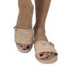 PRADA Patent Leather Slide Sandals