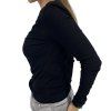 YVES SAINT LAURENT Heart Button Long Sleeve Top