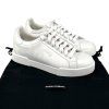 DOLCE & GABBANA White Perforated-Logo Sneakers