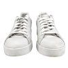 DOLCE & GABBANA White Perforated-Logo Sneakers