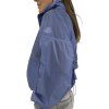 MONCLER Blue Light Blue Tupeti Jacket