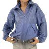 MONCLER Blue Light Blue Tupeti Jacket