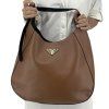 PRADA Large Leather Shoulder Bag