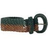ZIMMERMANN Green Braided Leather Belt