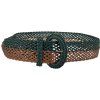 ZIMMERMANN Green Braided Leather Belt