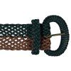 ZIMMERMANN Green Braided Leather Belt