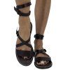 ALBERTA FERRETTI Leather Strap Sandals