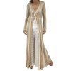 MISSONI Long Gold Cardigan