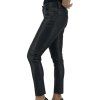 SIMONETTA RAVIZZA Black Leather Trousers