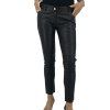 SIMONETTA RAVIZZA Black Leather Trousers