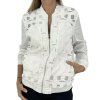 ALEXANDER MCQUEEN White Bomber Jacket