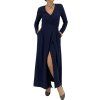 PAROSH Blue Long Dress