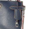 LOUIS VUITTON Twist Tote Epi Indigo Bag