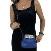 ALBERTA FERRETTI Crystal-Embellished Silk Satin Clutch Bag
