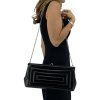 ALBERTA FERRETTI Leather Clutch Bag