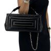 ALBERTA FERRETTI Leather Clutch Bag