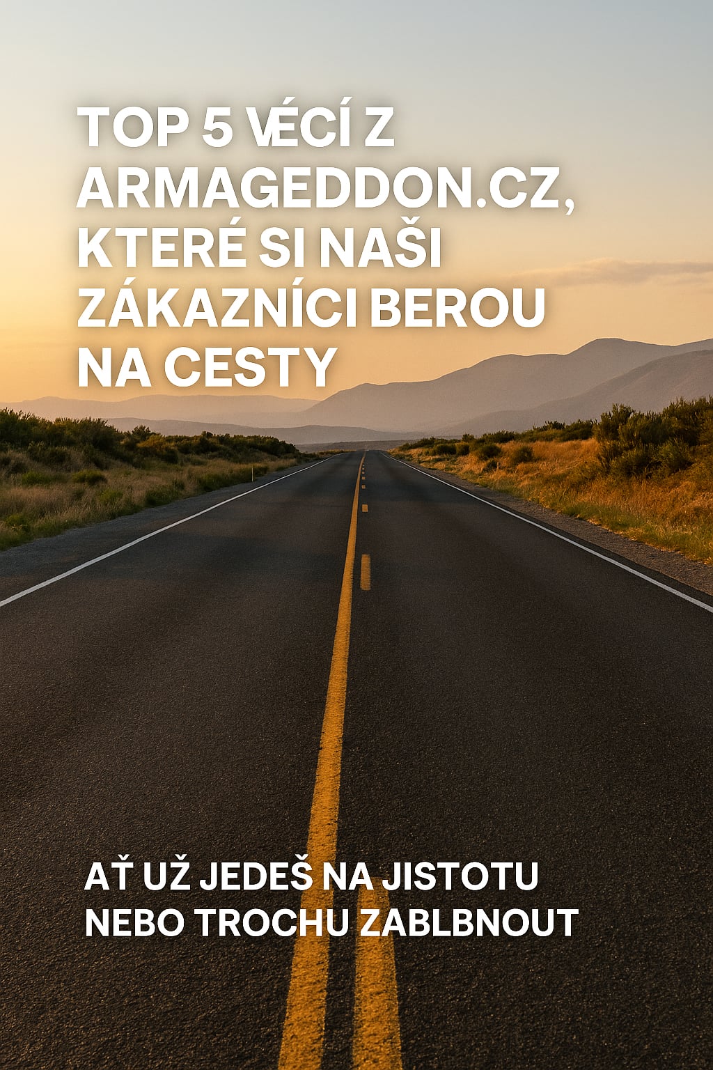🔝 Top 5 věcí, které si naši zákazníci berou na cesty