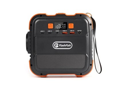 flashfish a101 portable power station 120w 98wh26400mah 383040