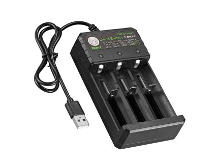 Automatická univerzální nabíječka na baterie 18650 14500 16340 26650