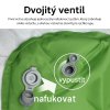 Dvojité nafukovací matrace s vestavěnou nožní pumpou