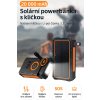 SCR‑WK – Solární voděodolná powerbanka s bezdrátovým nabíjením a klikou na ruční dobíjení