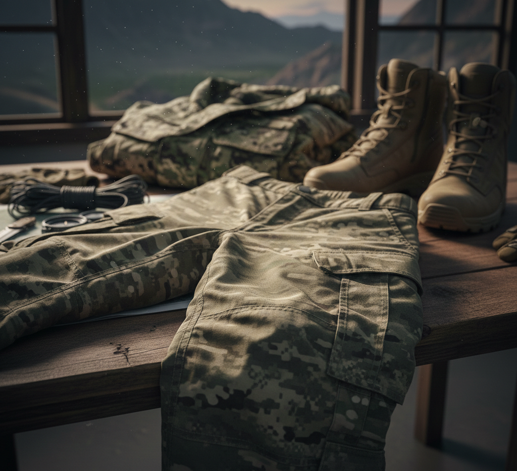 Vojenské kalhoty: spolehlivý kousek army oblečení pro vaše mise