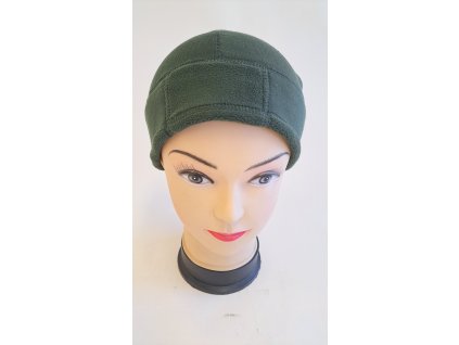 čepice fleece zimní BW oliv