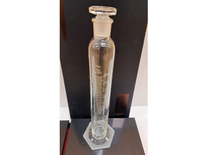 válec odměrný skleněný se zátkou 250ml KAVALIER