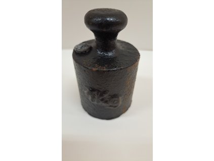 závaží obchodní železné černé 1kg