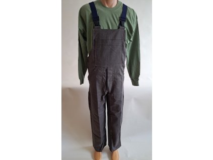 monterky s náprsenkou šedé