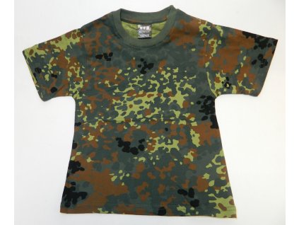 triko dětské BW flecktarn 122-128