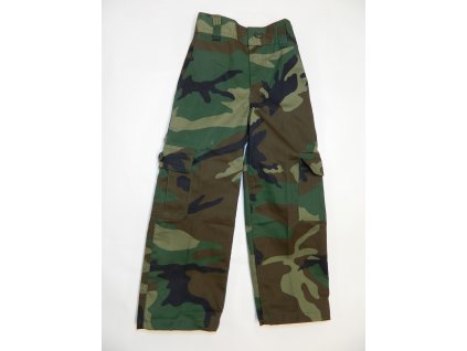 kalhoty dětské BDU woodland vel. 134/140