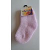 ponožky kojenecké froté růžové LOANA