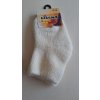ponožky kojenecké froté smetanové LOANA