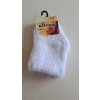 ponožky kojenecké froté bílé LOANA