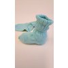 ponožky kojenecké ohrnovací letní světle zelené LOANA