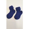 ponožky kojenecké ohrnovací tmavě modré LOANA