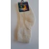 ponožky dětské teplé smetanové LOANA