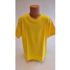 triko dětské krátký rukáv žluté